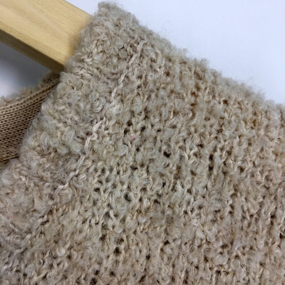 Pure Jill Cream Scoop Neck Wool Sweater - Picture 2 of 8